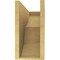 Ekena Millwork 7"W x 21"D x 14"H Classic Crestline Rough Cedar Woodgrain TimberThane Corbel, Primed Tan CORUR07X21X14CRERCPR - alternate 5